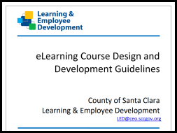 eLearning Course Design And Development Guidelines